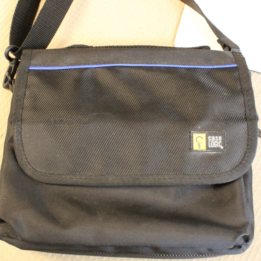 Case Logic Messenger Bag Crossbody Tech Organizer Utility Black Travel Pouch